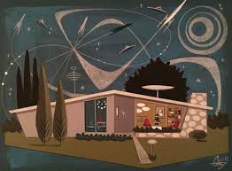 Atomic Age style artwork